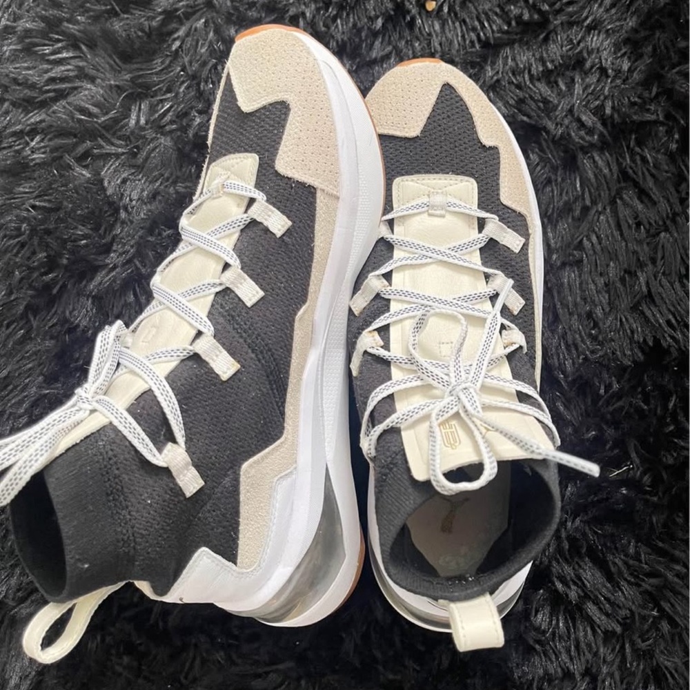 Puma Black and Cream Women's Sneakers